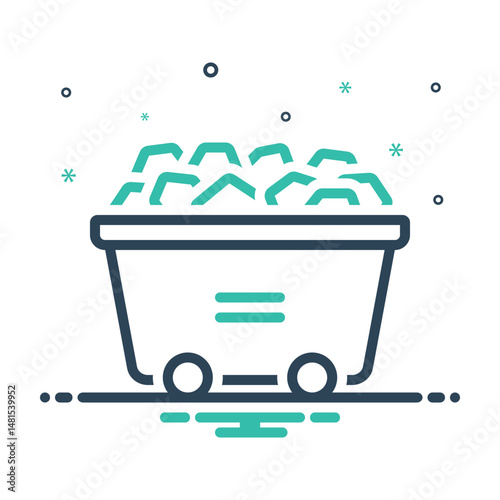 Mix icon for coal