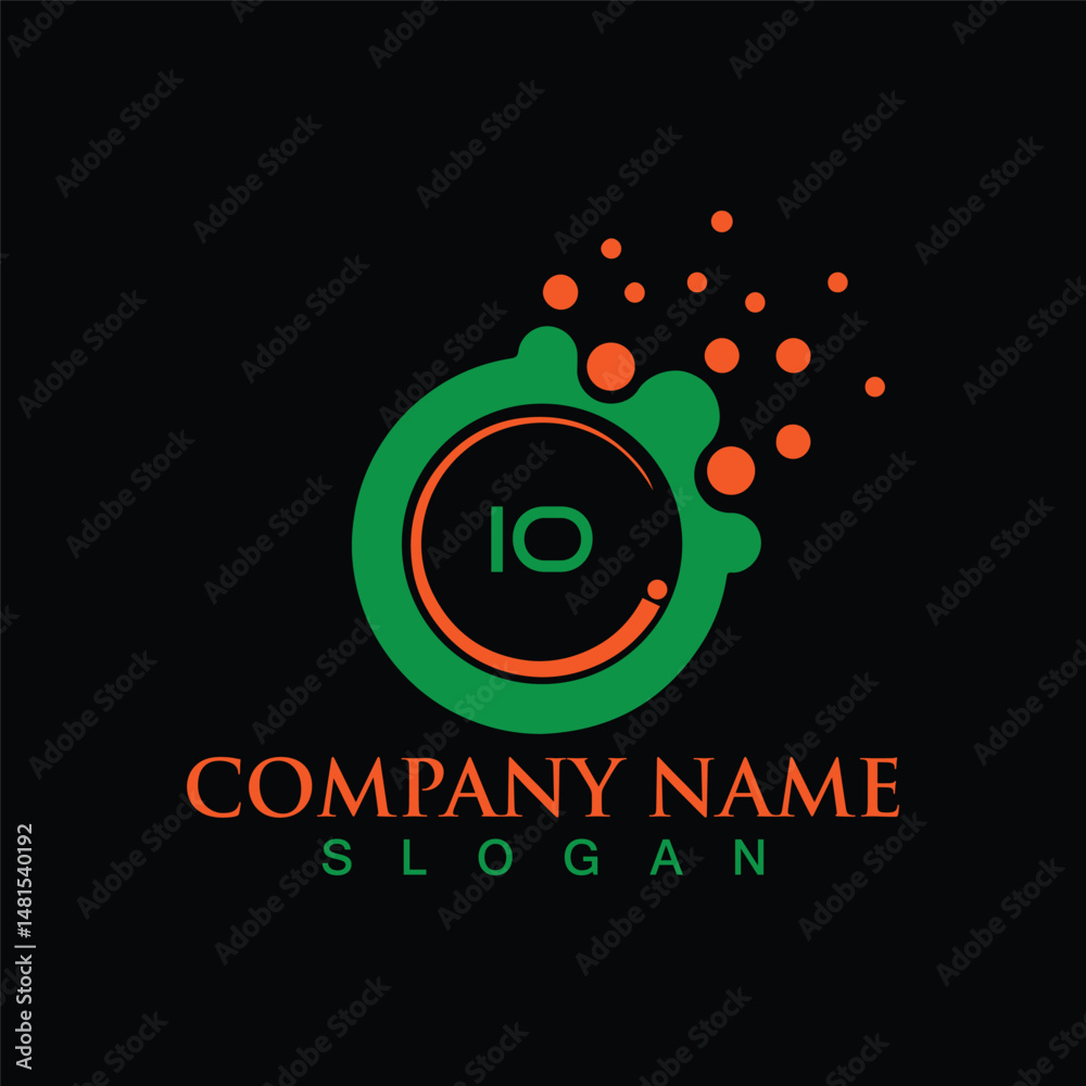 Obraz premium Creative logo design with abstract shape