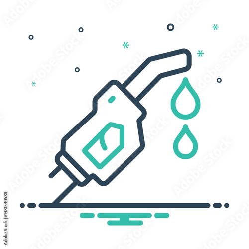 Mix icon for fuel