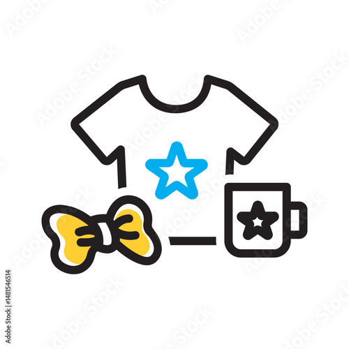 Vector multi color icon for Promotional gifts