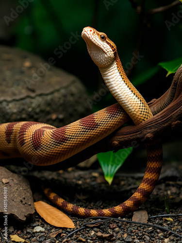Arabesque Columbian red-tailed boa