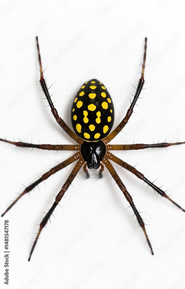 Obraz premium spider isolated on white background