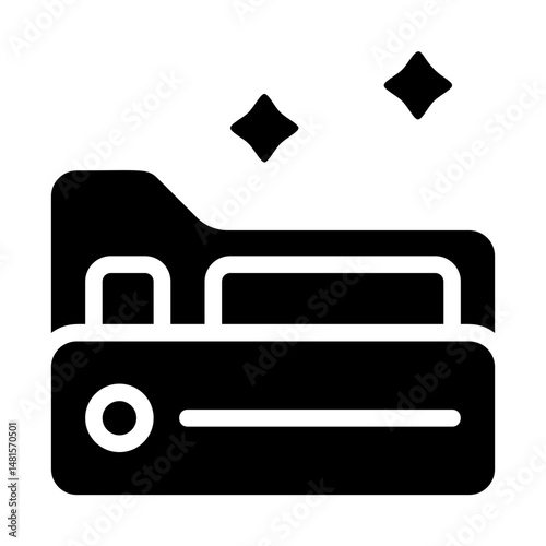 Portfolio Assessment Solid Icon