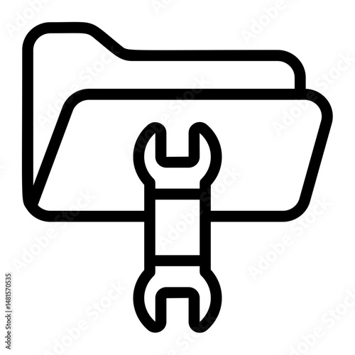 Project Based Line Icon