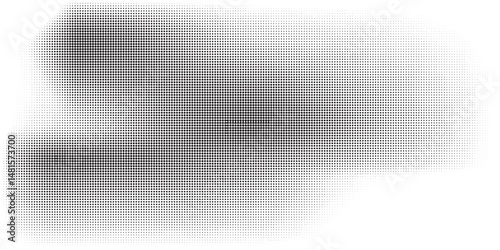 Grunge halftone gradient background. Faded grit noise texture. White and black sand wallpaper. Retro pixelated backdrop. Anime or manga style comic overlay. Vector graphic design
