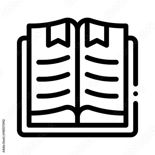 storytelling line icon