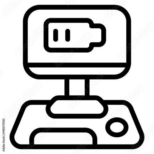 Less Energy Line Icon