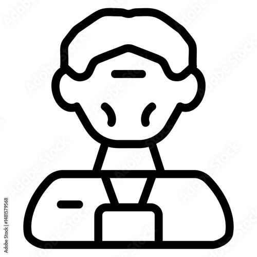 Shabby Line Icon