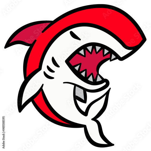 Wallpaper Mural shark football logo Torontodigital.ca