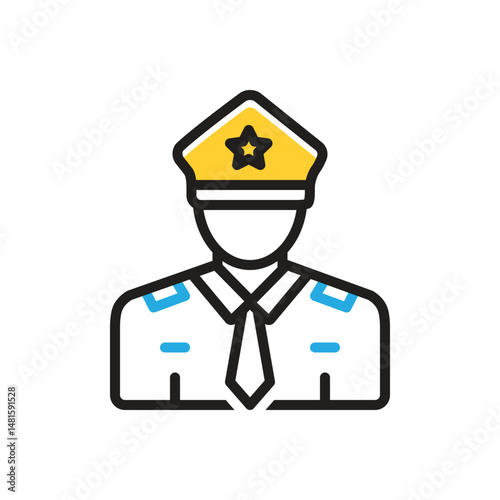 Multi color icon for guard