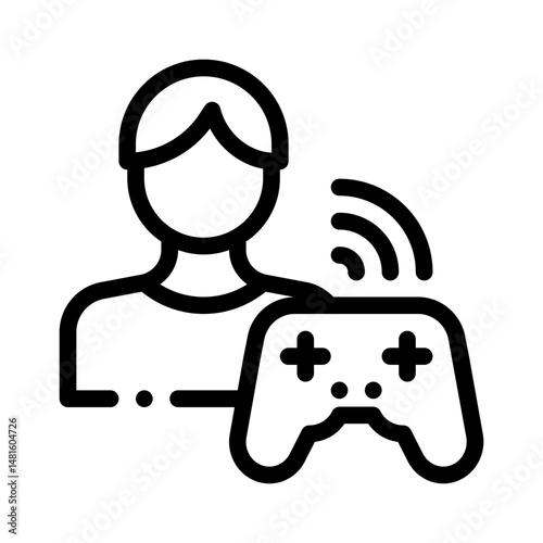 user avatar line icon