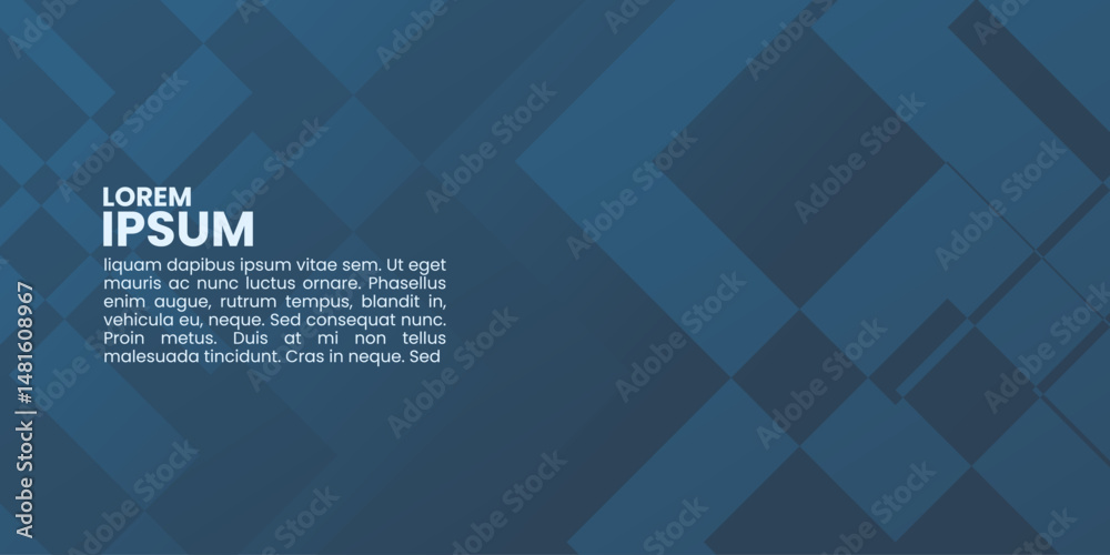 Fototapeta premium Abstract blue digital background with squares and wave patterns for design or technology use