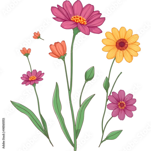 Small Colorful Flowers Bouquet