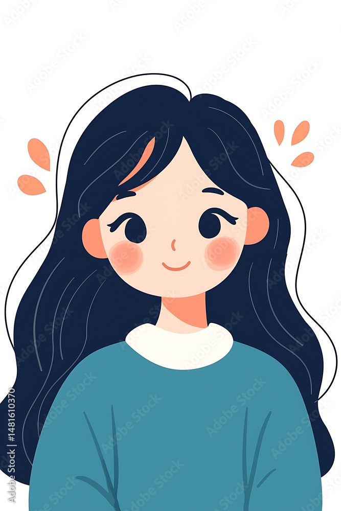 Cute girl with a smile Cute girl with a smile