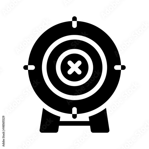 storytelling glyph icon