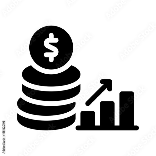 funding stage glyph icon