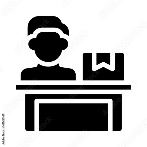 product demo glyph icon