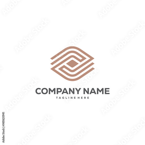 vector logo f eye