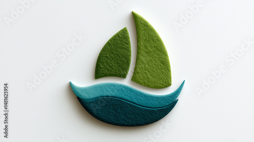 Sailboat Emblem: A whimsica...