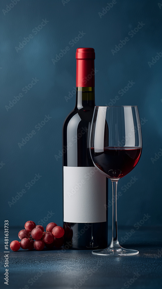 Obraz premium Pasión en Cada Gota: El Arte del Vino Rojo