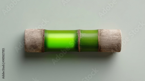 Bamboo Battery: A close-up ...