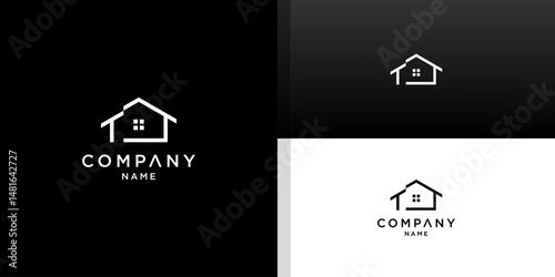Letter T House Logo for Real Estate