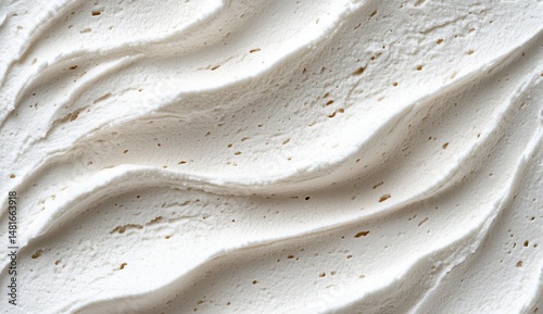 Creamy, textured surface