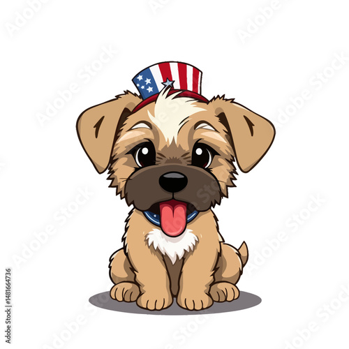 A cute brown and white jack russell terrier puppy, a happy domestic mammal, isolated in a studio portrait against a white background