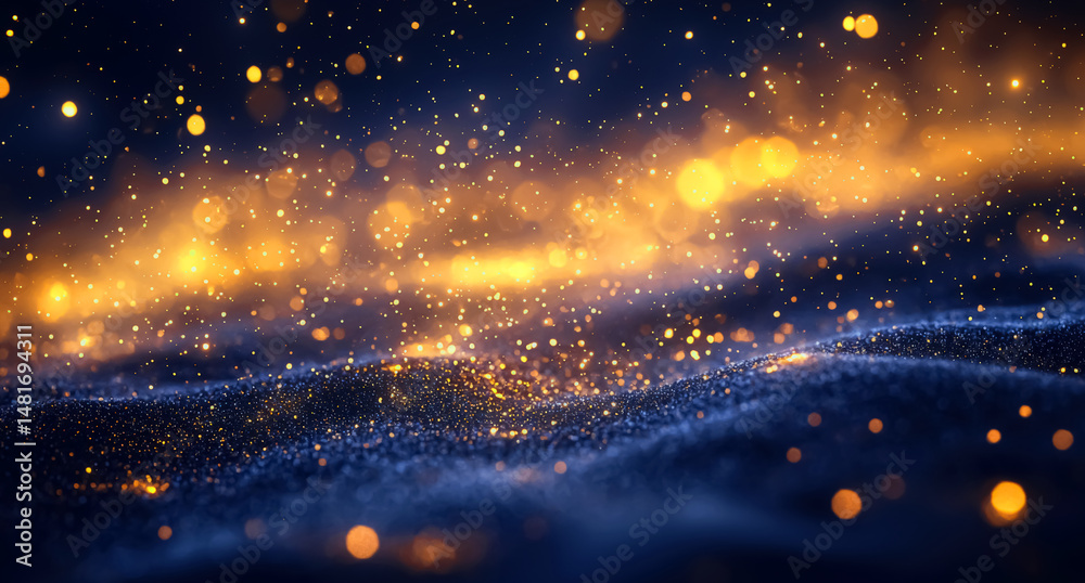 Naklejka premium luminous light particle jpeg particle background jpeg luminous background jpeg digital art jpeg modern design jpeg background image