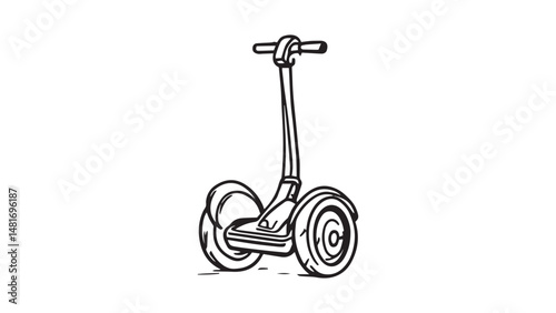 Segway line art