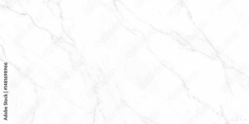 Obraz premium Elegant White Marble Texture Subtle Grey Veining Clean Minimalist Design Perfect for Modern Backgrounds or Luxury