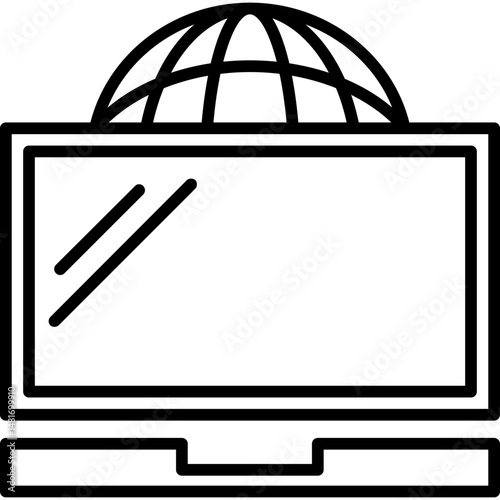 Online Work Icon