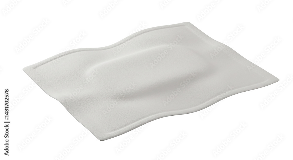 Naklejka premium Sterile Gauze Pad: Medical Grade, Absorbent, Wound Care on transparent background