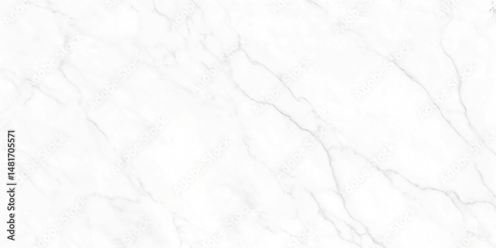 Obraz premium Elegant White Marble Texture Pristine Smooth Surface with Delicate Grey Veining Ideal for Design Projects