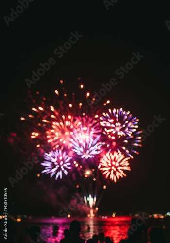 Photo Blurred Fireworks Dis...