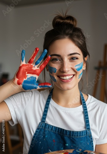 Photo of a Young Female Art...