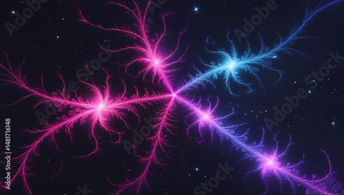 abstract background with stars