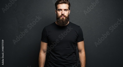 Photo of Bearded Man in Bla...