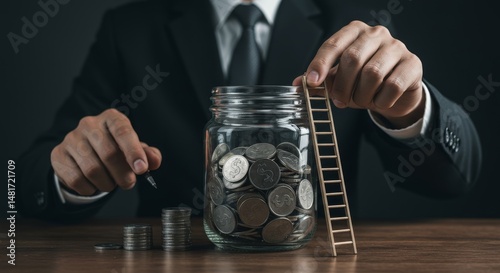 Photo of Businessman Saving...