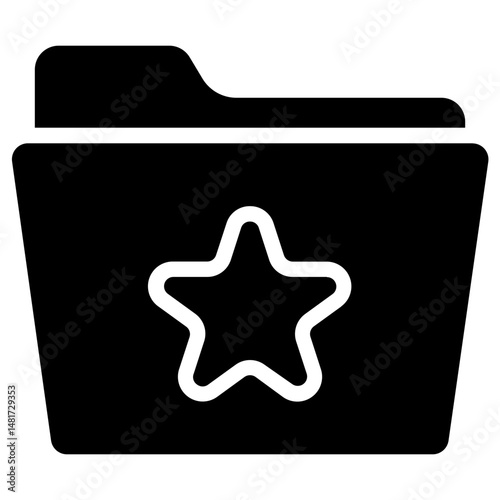 Plus Folder Vector Icon Stock Illustration