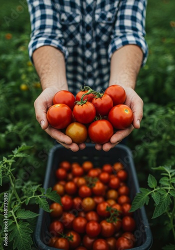 Photo of Farmer Holding Fre...