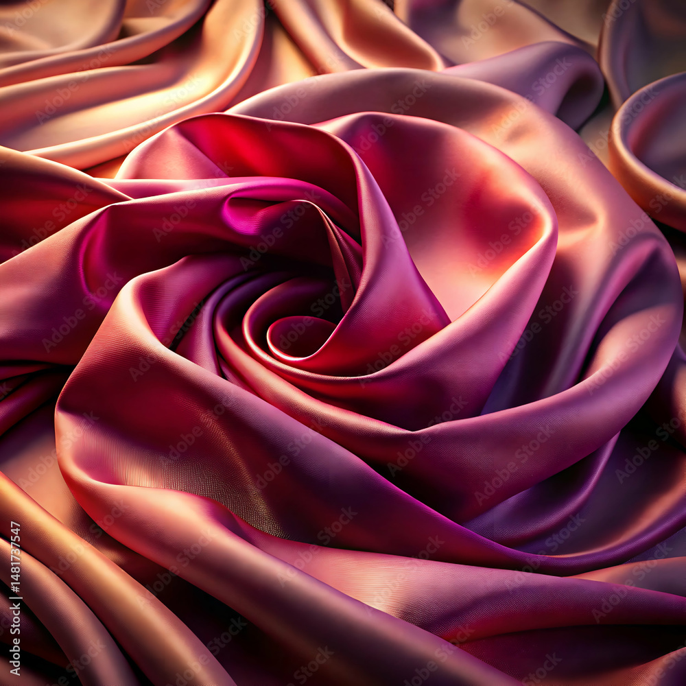 Obraz premium Gullu surrounded by wine silk in ethereal tones