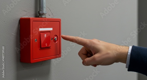 Photo of Hand Activating Re...