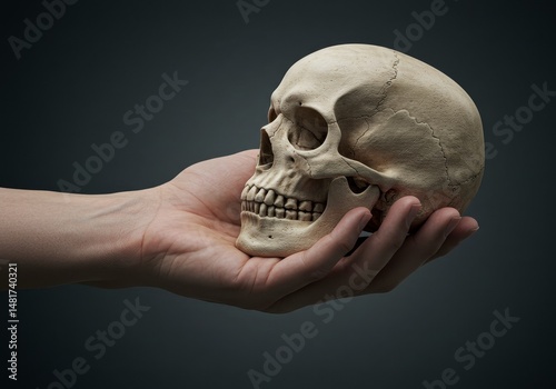 Photo of Hand Holding A Sku...