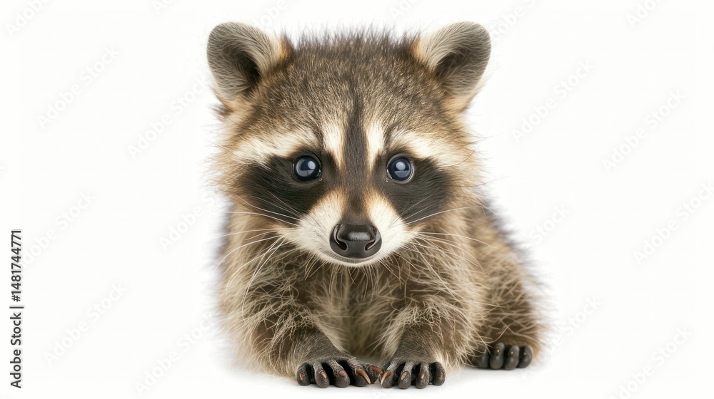 Fototapeta premium Cute Baby Raccoon