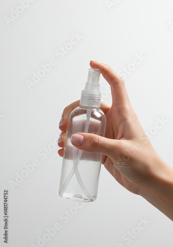 Photo of Hand Spraying Clea...