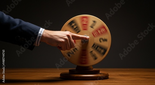 Photo of Hand Spinning Whee...