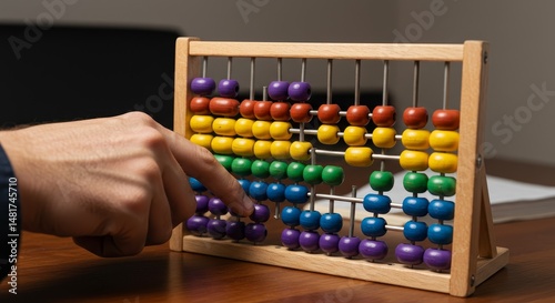 Photo of Hand Using Colorfu...