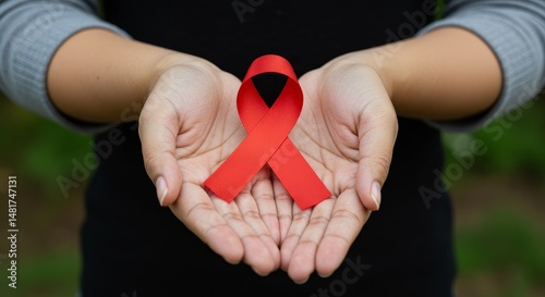Photo of Hands Holding Red ...
