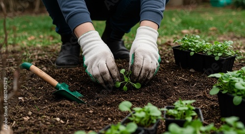 Photo of Hands Planting See...